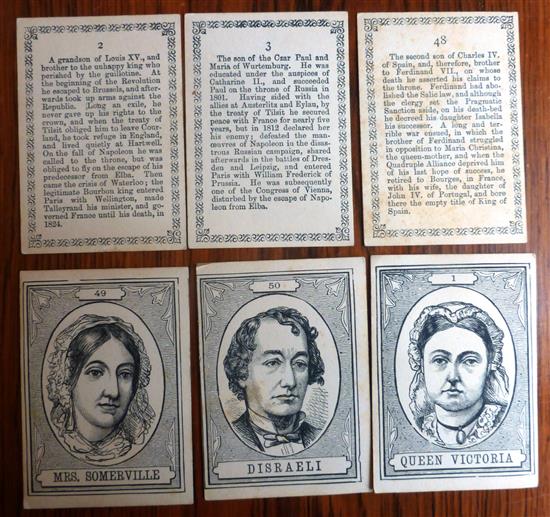 The card game of THE XIXth Century (19th Century) by John Jaques & Son. 1870s.